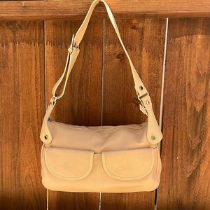 Maxx New York pebble leather shoulder bag